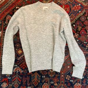 Grey wool sweater